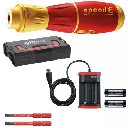 44318 Wiha - Tournevis à assistance électrique speedE II 0,4 NM et 1,0Nm