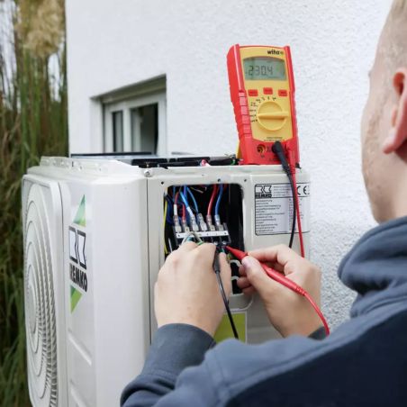 45218 Wiha - Multimètre numérique jusqu'à 600 V AC,CAT IV- 2 piles AAA incluses