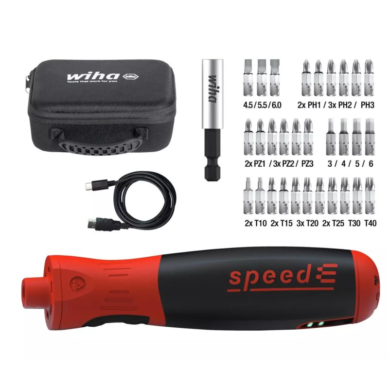 45791 Wiha - Tournevis à assistance électrique speedE® PocketDrive 1,0Nm et 5,0Nm
