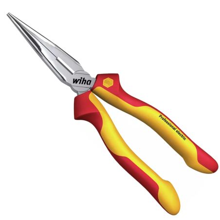 27423 Wiha - Pince demi-ronde Professional electric avec coupe-fils. SB 200 mm