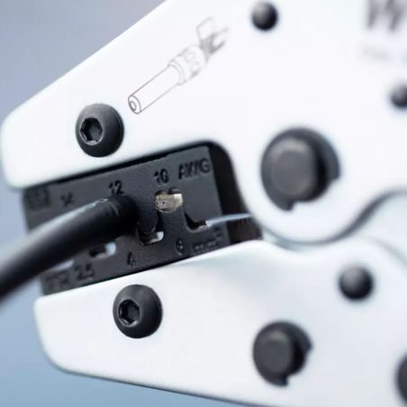 45796 Wiha - Pince à sertir pour connecteurs MC4 2,5 - 4 - 6 mm²