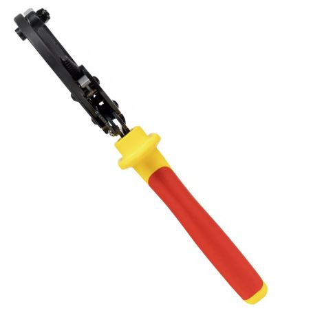 46674 Wiha - Pince coupe-câble isolée à cliquet jusqu'à 300 mm²