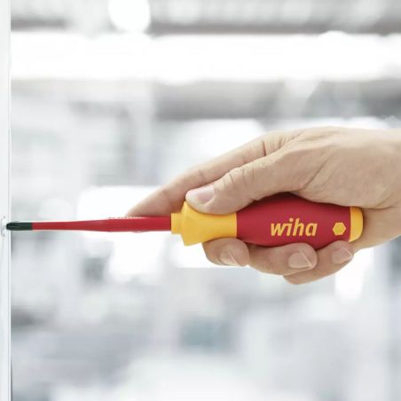 35391 Wiha - Tournevis à fente SoftFinish® electric slimFix. 5,5mm x 125mm