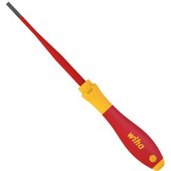 35446 Wiha - Tournevis à fente SoftFinish® electric slimFix. 3,5mm x 100mm