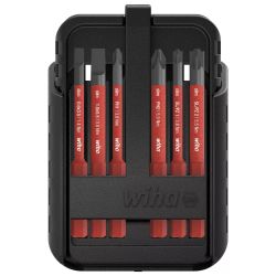 43162 Wiha - Coffret de 12 embouts slim isolés Fente/PH/PZ/Bornier/Torx en étui