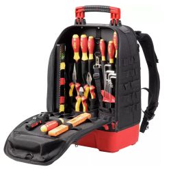 45528 Wiha - Sac à dos d'outils pour électricien 27pcs