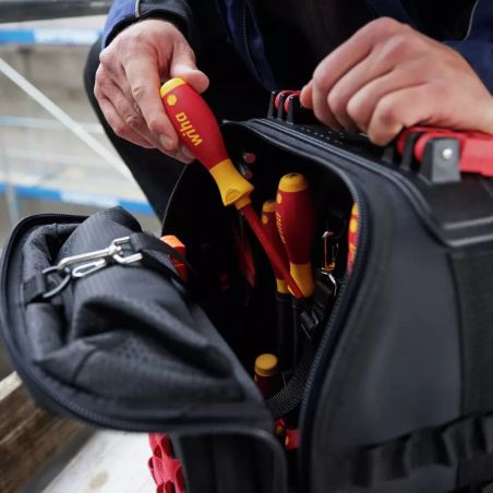 45528 Wiha - Sac à dos d'outils pour électricien 27pcs