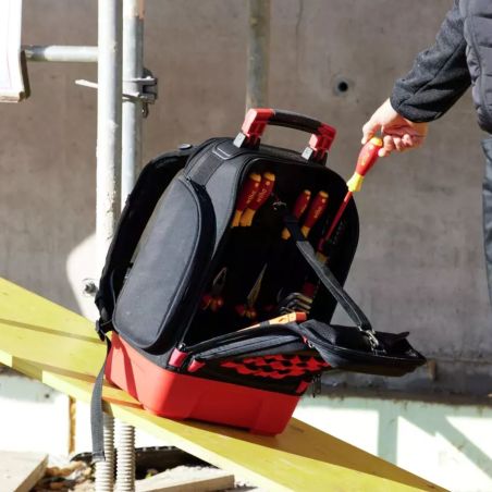 45528 Wiha - Sac à dos d'outils pour électricien 27pcs