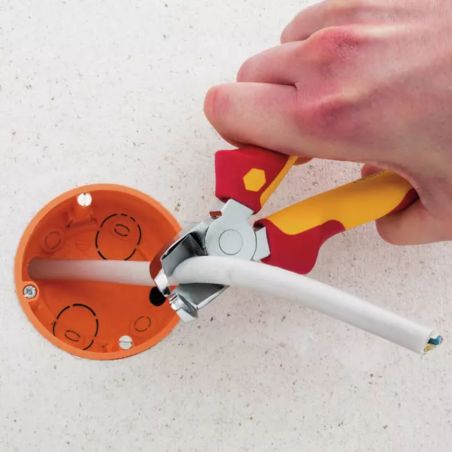 38853 Wiha - Pince TriCut Professionnelle VDE - 170 mm