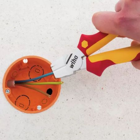 38853 Wiha - Pince TriCut Professionnelle VDE - 170 mm
