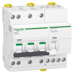 A9DB3716 Schneider - Disjoncteur différentiel 3P+N - 16A - 30mA -Courbe C - Type A-Si - 6kA - Acti9 iDD40T