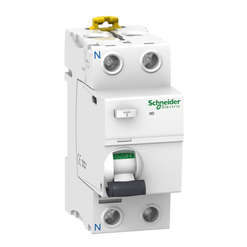 A9R24291 Schneider - Interrupteur différentiel bipolaire 2P 100A 300mA - Type A - Acti9 iID