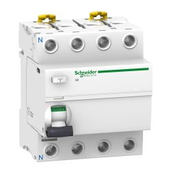 A9R24425 Schneider - Interrupteur différentiel tétrapolaire 4P 25A 300mA - Type A - Acti9 iID