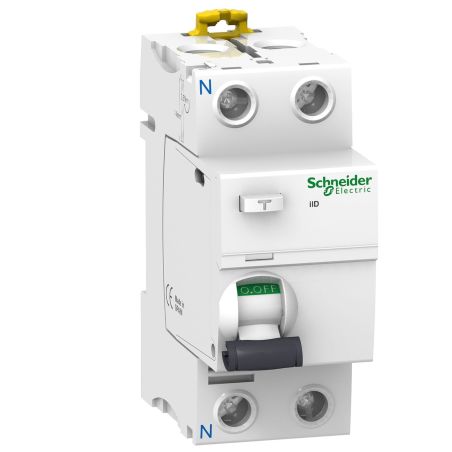 A9R61263 Schneider - Interrupteur différentiel bipolaire 2P 63A 300mA - Type A-Si - Acti9 iID