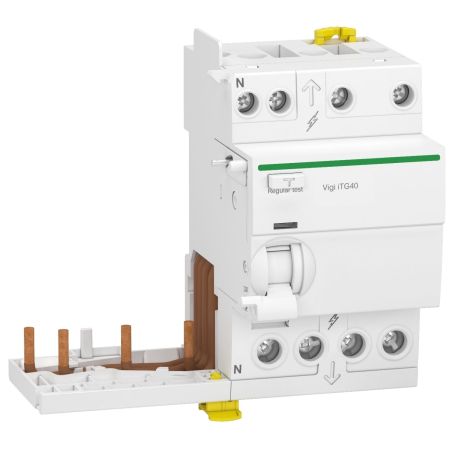 A9Y14740 Schneider - Bloc différentiel tête de groupe 3P+N 40A 30mA - Type A-Si - 230-240/400-415V Acti9 Vigi ITG40