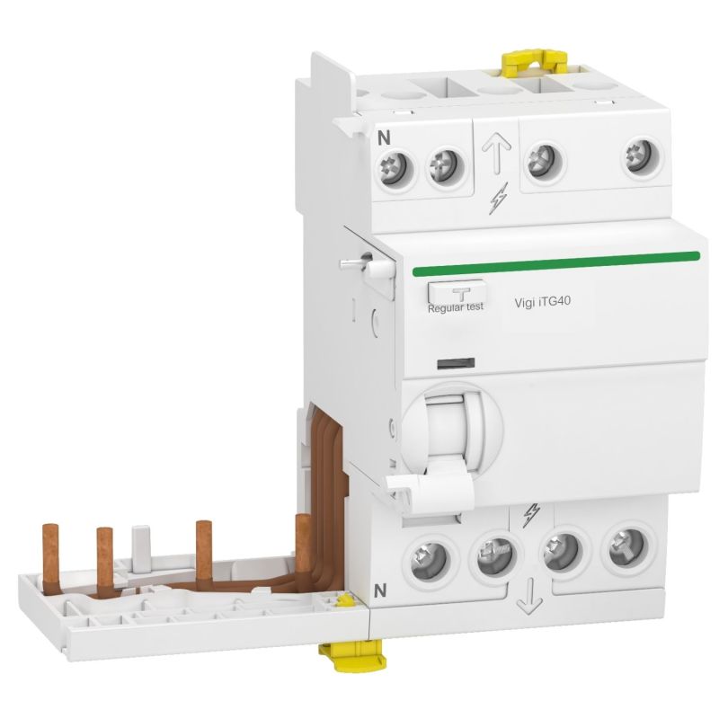 A9Y15740 Schneider - Bloc différentiel tête de groupe 3P+N 40A 300mA - Type A-Si - 230-240/400-415V Acti9 Vigi ITG40