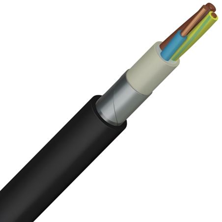 Câble rigide armé U1000 RVFV RH 19G1,5mm² - Coupe au mètre