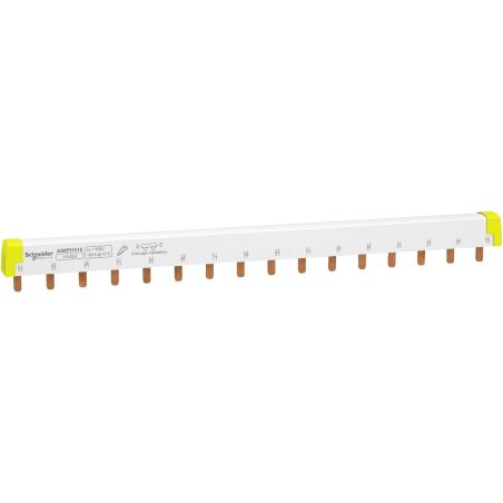 A9XPH316 Schneider - Acti9 iC60 - Peigne pour disjoncteur tripolaire 3P - Pas 18mm - 16 modules - 100A