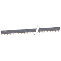 A9XPH557 Schneider - Acti9 iC60 - Peigne pour disjoncteur tétrapolaire 3P+N - Pas 18mm - 57 modules - 100A