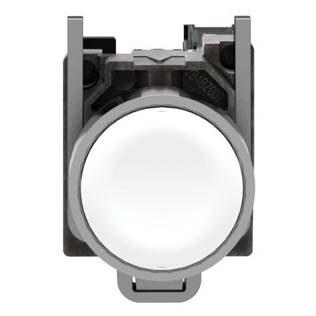 XB4BA11 Schneider- Harmony XB4 - bouton poussoir à impulsion complet blanc - Ø22 - 1NO