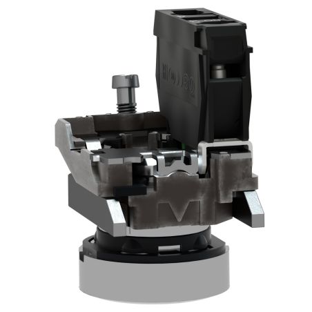XB4BA11 Schneider- Harmony XB4 - bouton poussoir à impulsion complet blanc - Ø22 - 1NO
