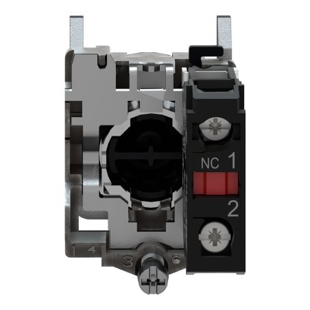 XB4BA42 Schneider - Harmony XB4 - bouton poussoir à impulsion complet rouge - Ø22 -1NF
