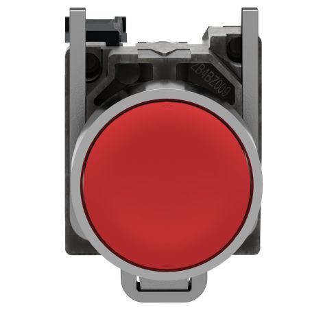 XB4BA42 Schneider - Harmony XB4 - bouton poussoir à impulsion complet rouge - Ø22 -1NF