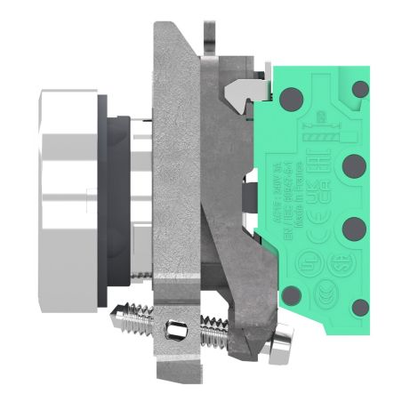 XB4BA115 Schneider- Harmony XB4 - bouton poussoir à impulsion complet blanc - Ø22 - 1NO