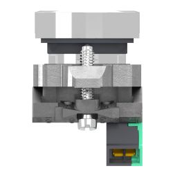 XB4BA115 Schneider- Harmony XB4 - bouton poussoir à impulsion complet blanc - Ø22 - 1NO