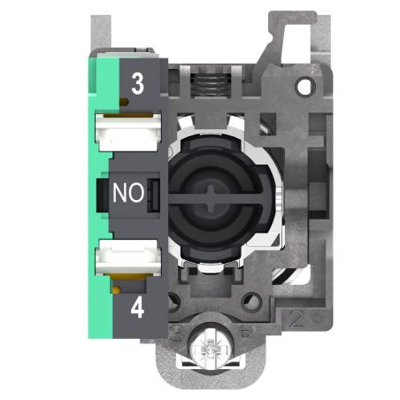 XB4BA515 Schneider - Harmony XB4 - bouton poussoir à impulsion complet jaune - Ø22 - 1NO