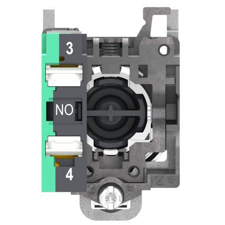 XB4BA615 Schneider - Harmony XB4 - bouton poussoir à impulsion complet bleu - Ø22 - 1NO