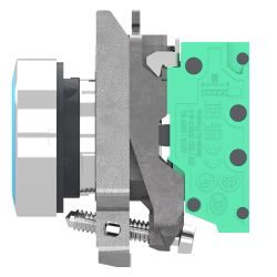 XB4BA615 Schneider - Harmony XB4 - bouton poussoir à impulsion complet bleu - Ø22 - 1NO