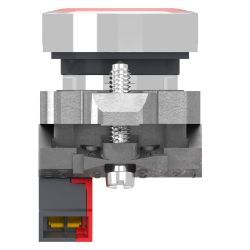 XB4BA425 Schneider - Harmony XB4 - bouton poussoir à impulsion complet rouge - Ø22 - 1NF