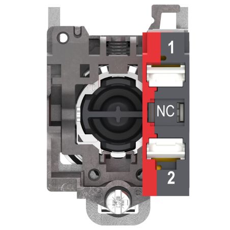 XB4BA425 Schneider - Harmony XB4 - bouton poussoir à impulsion complet rouge - Ø22 - 1NF