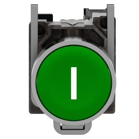 XB4BA3311 Schneider - Harmony XB4 - bouton poussoir impulsion complet vert - Ø22 - 1NO