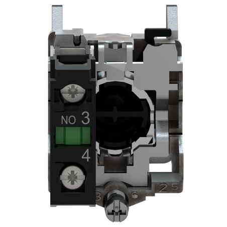XB4BA3351 Schneider - Harmony XB4 - bouton poussoir à impulsion complet noir - Ø22 - 1NO