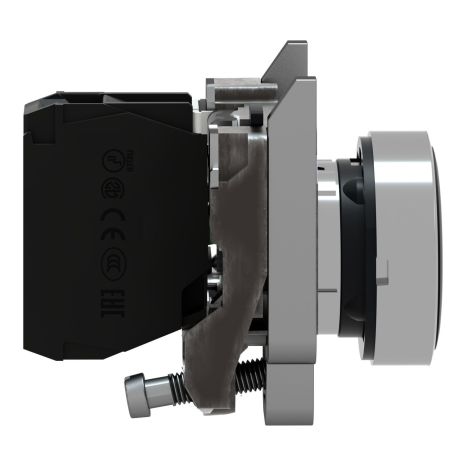 XB4BA3351 Schneider - Harmony XB4 - bouton poussoir à impulsion complet noir - Ø22 - 1NO
