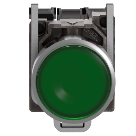 XB4BW33M5 Schneider - Harmony XB4 - poussoir lumineux LED complet vert - Ø22 - 230V - 1NO+1NF