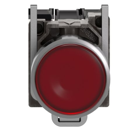 XB4BW34M5 Schneider - Harmony XB4 - poussoir lumineux LED complet rouge - Ø22 - 230V - 1NO+1NF