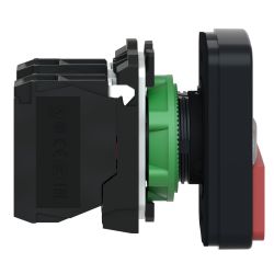 XB5AW73731B5 Schneider - Harmony XB5 - Bouton marche arrêt métal complet + voyant led 24V - 1NO+1NF