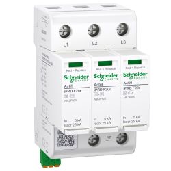 A9L2F320 Schneider - Acti9 IPRDF20r Parafoudre autoprotégé triphasétype 2 + 3 - 20kA