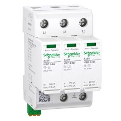A9L2F340 Schneider - Acti9 IPRDF40r Parafoudre autoprotégé triphasé - 40kA