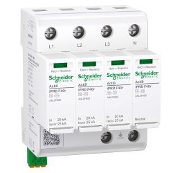 A9L2F640 Schneider - Acti9 IPRDF40r Parafoudre autoprotégé triphasé + neutre - 40kA
