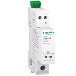 A9L2C120 Schneider - Acti9 IPRDC20r Parafoudre Compact phase + neutre - 20kA