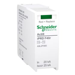 A9L2F900 Schneider - Acti9 iPRDF40r - Cartouche débrochable autoprotégé phase type 2+3