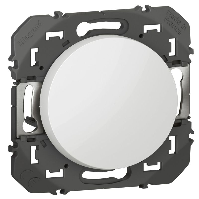600004 Legrand - Dooxie Poussoir simple 6A 250V - Blanc