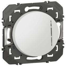 600016 Legrand - Dooxie Poussoir simple avec voyant lumineux 6A 250V - Blanc