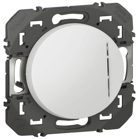600016 Legrand - Dooxie Poussoir simple avec voyant lumineux 6A 250V - Blanc