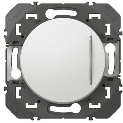 600016 Legrand - Dooxie Poussoir simple avec voyant lumineux 6A 250V - Blanc
