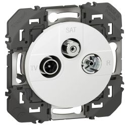 600353 Legrand - Dooxie Prise TV-R-SAT 1 câble - Blanc